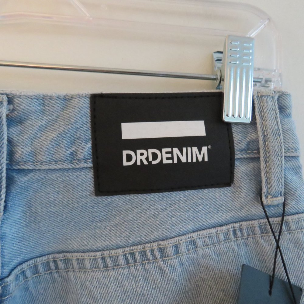 DR. DENIM Donna Pebble Superlight Retro High Rise Wide Leg Jeans - Size 24 NWT - Picture 11 of 15